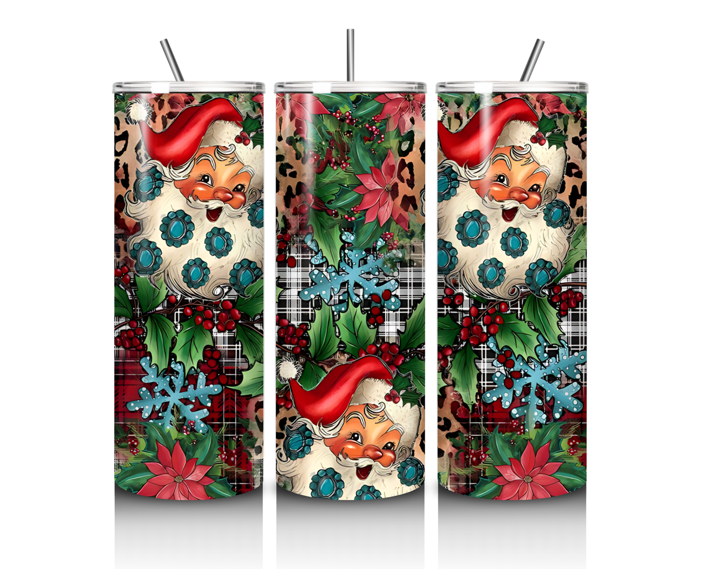 Christmas Santa 20 Ounce Tumbler