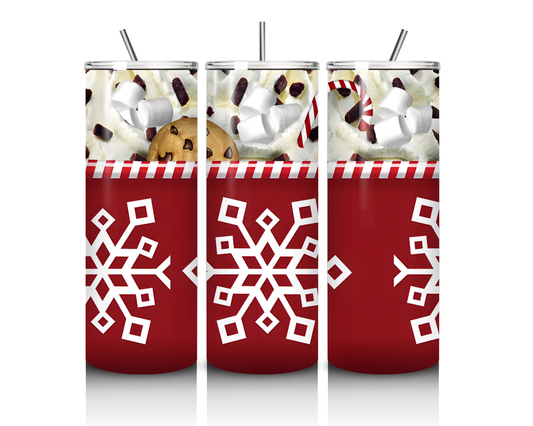 Cookie Snowflake 20 Ounce Tumbler