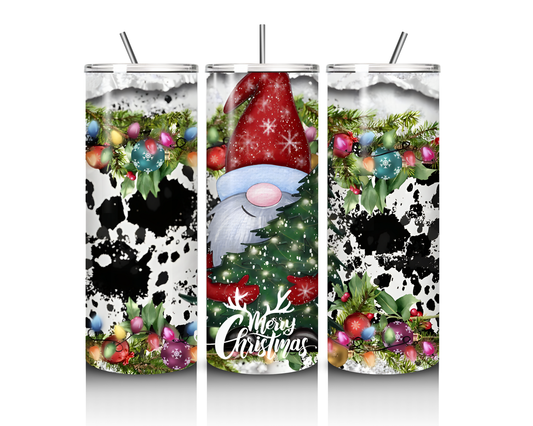 Gnome Christmas 20 Ounce Tumbler