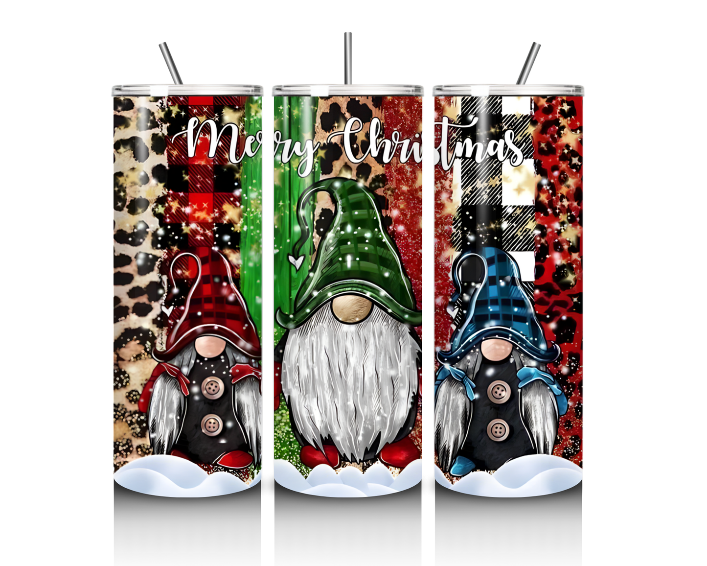 Christmas Gnomes 20 Ounce Tumbler