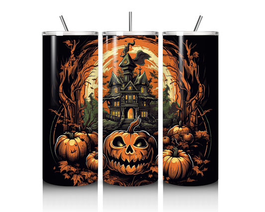 Haunted Pumpkin 20 Ounce Tumbler