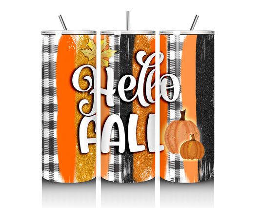 Hello Fall 20 Ounce Tumbler