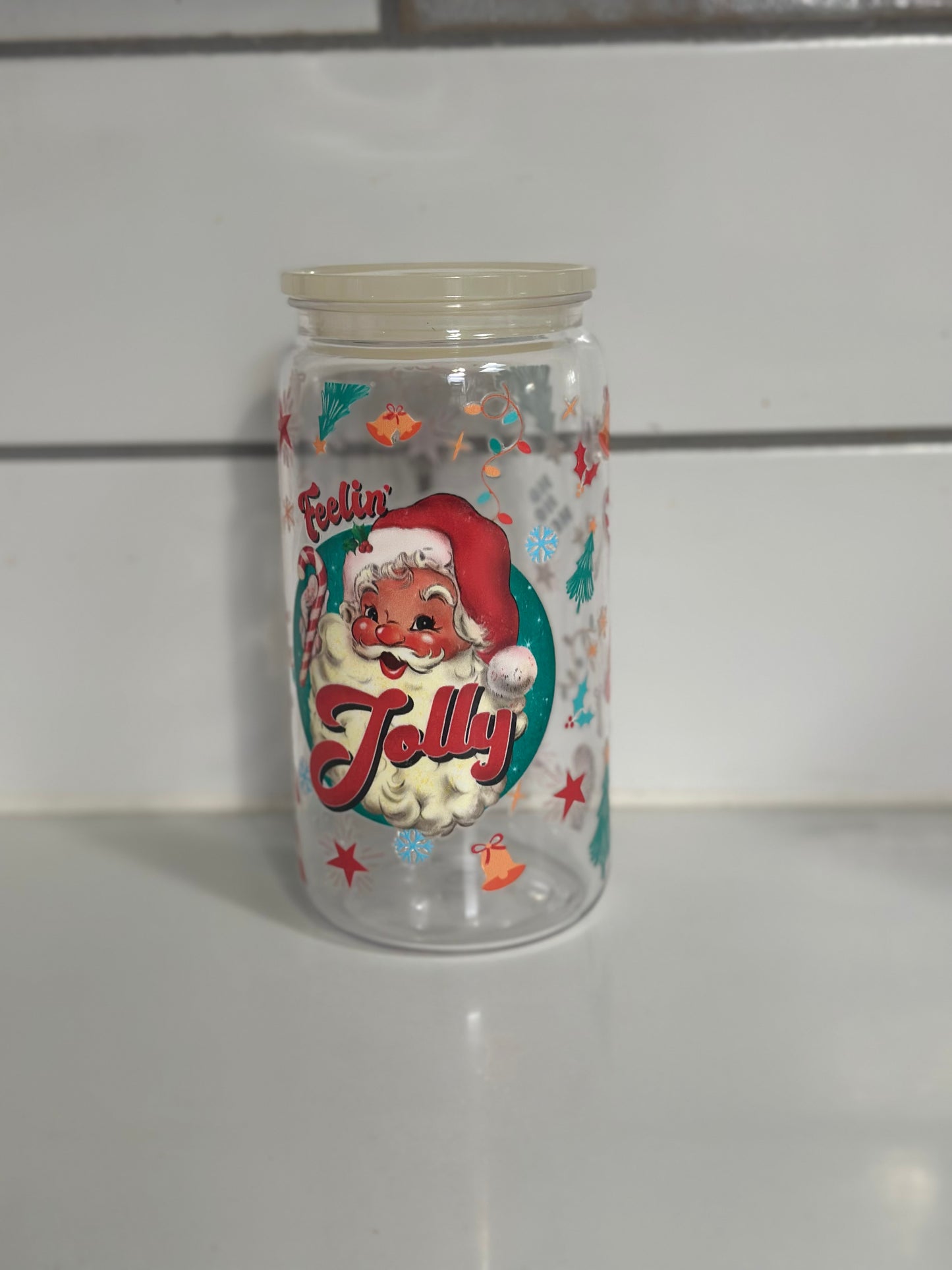 Santa Clause 16 Ounce Acrylic Tumbler