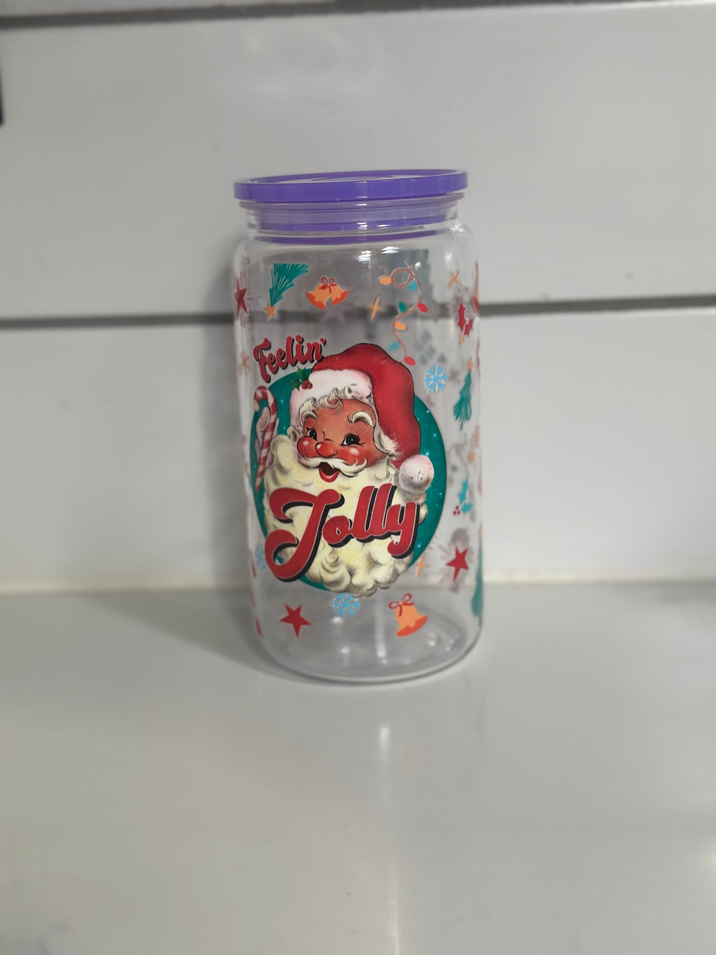 Santa Clause 16 Ounce Acrylic Tumbler