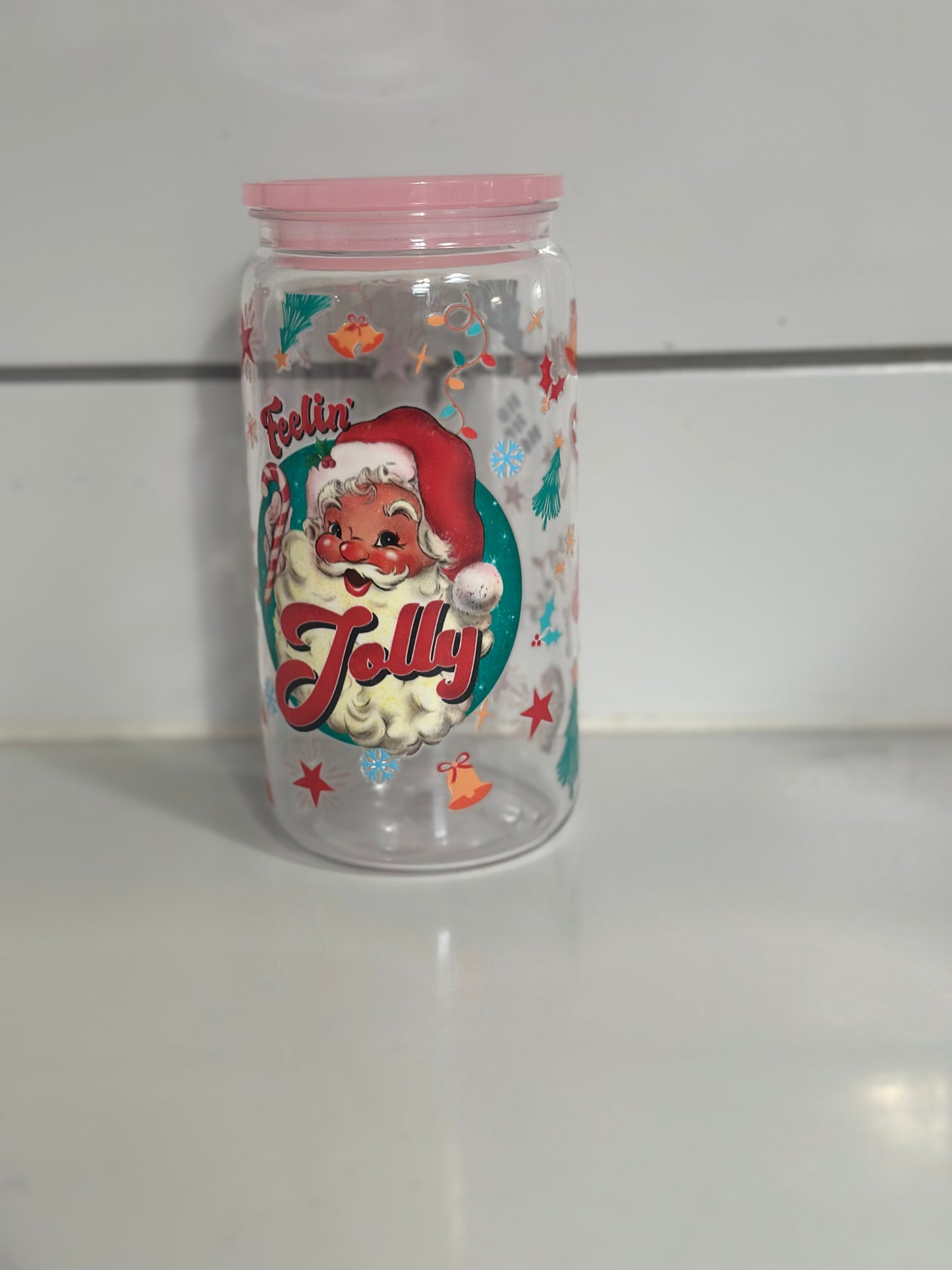 Santa Clause 16 Ounce Acrylic Tumbler