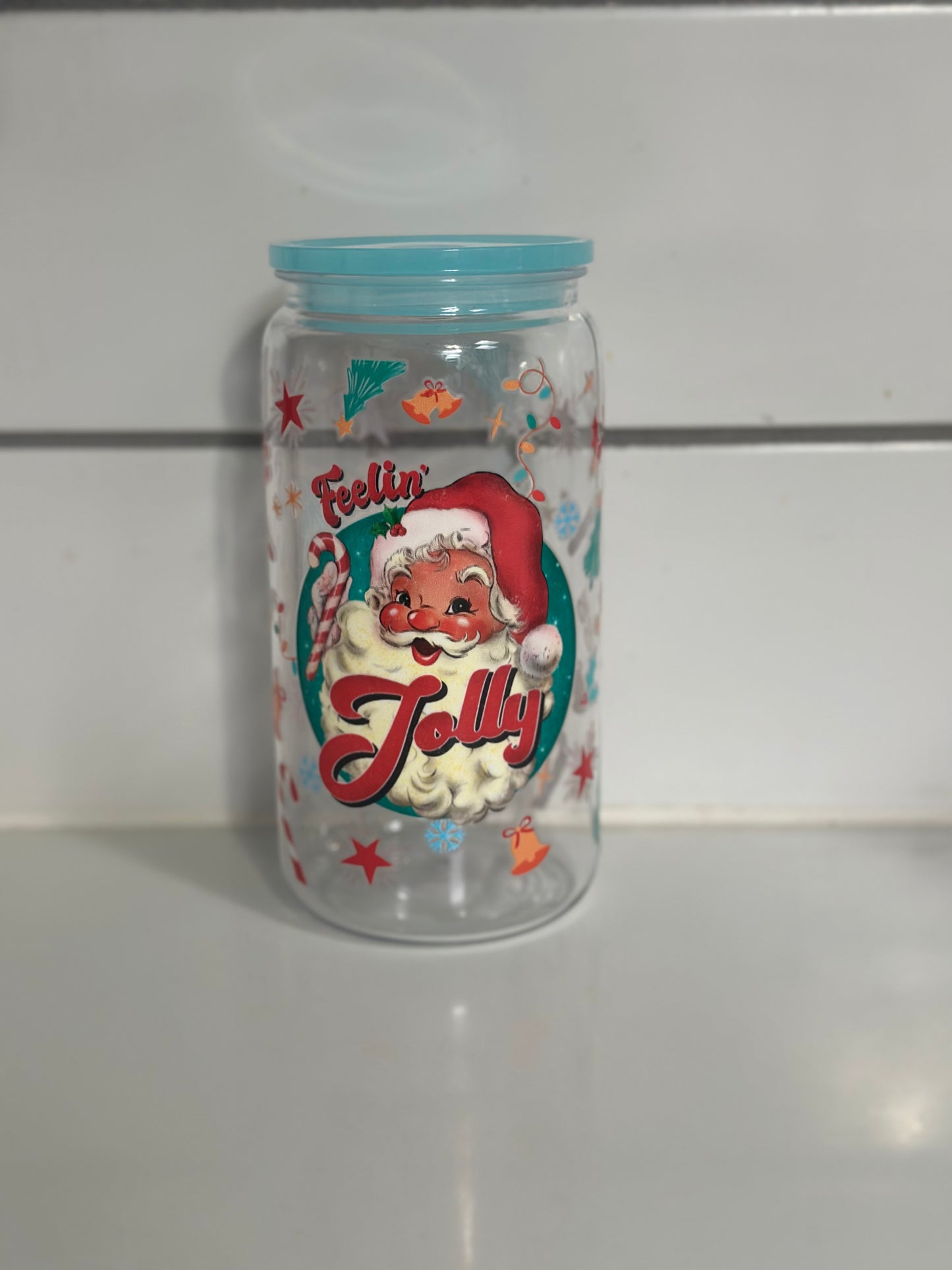 Santa Clause 16 Ounce Acrylic Tumbler