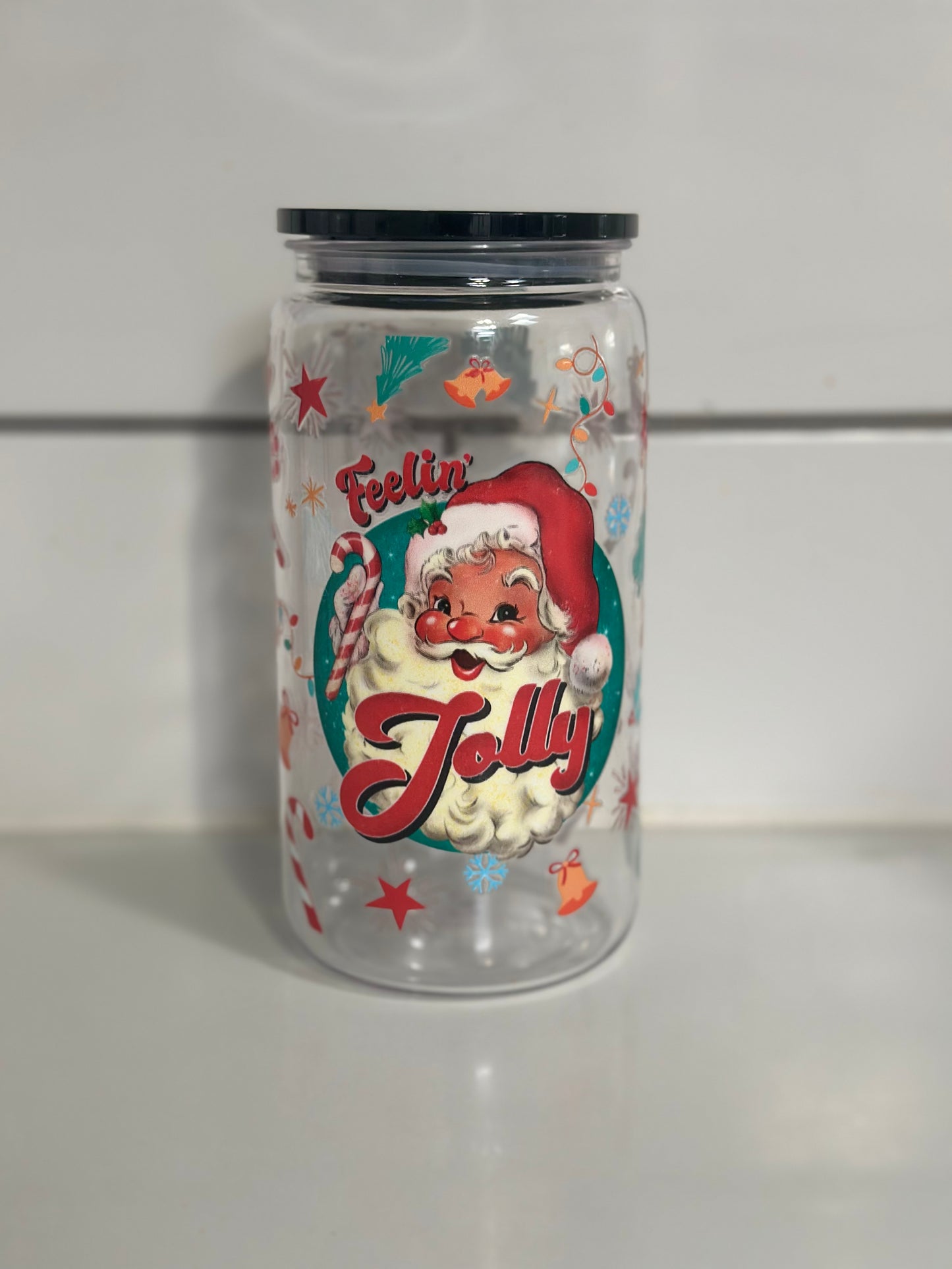 Santa Clause 16 Ounce Acrylic Tumbler