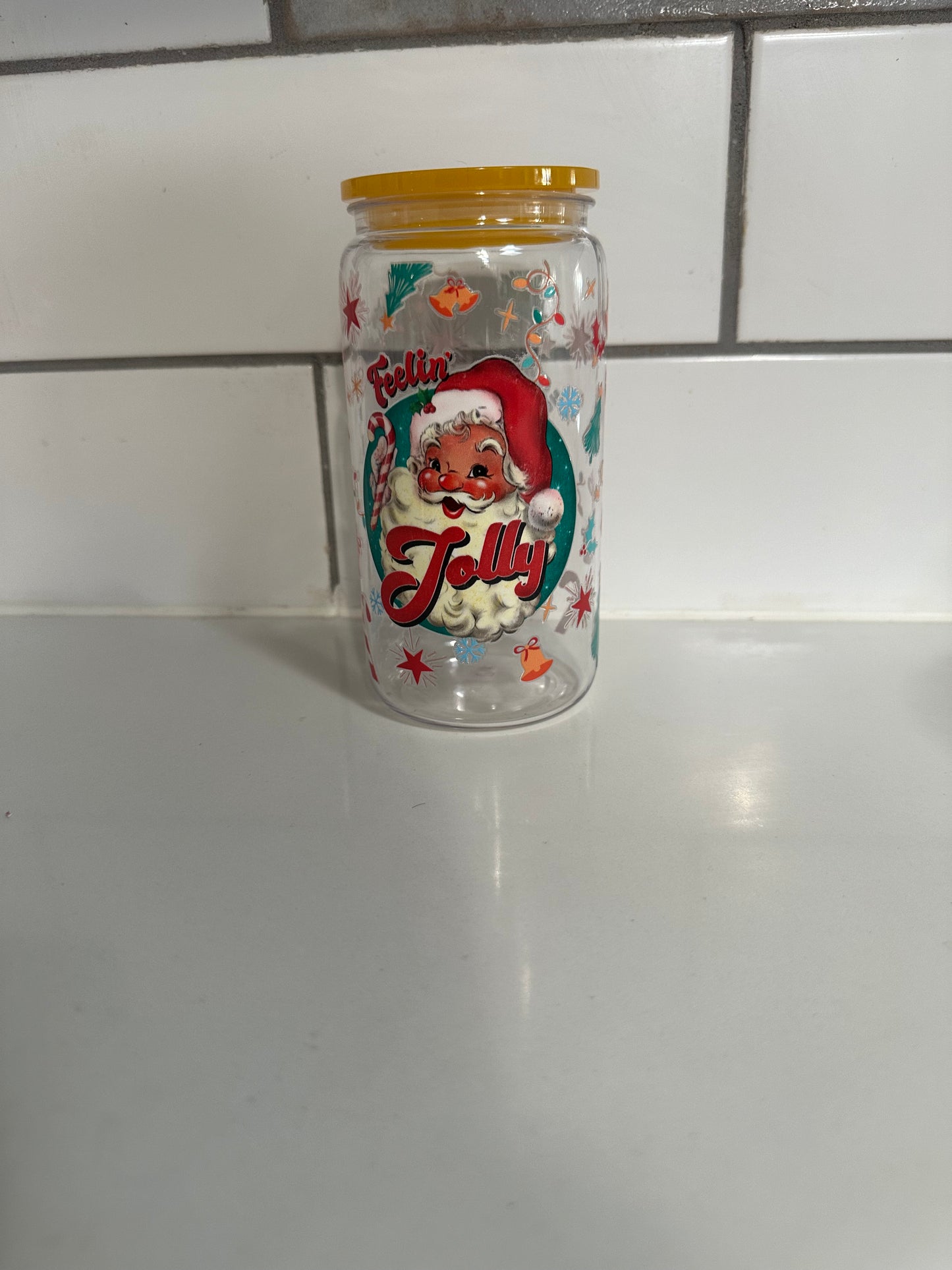 Santa Clause 16 Ounce Acrylic Tumbler