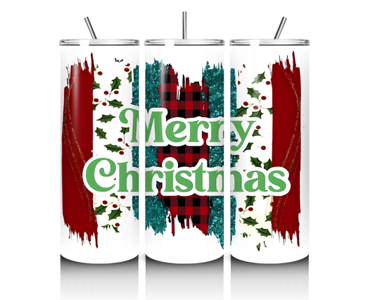 Merry Christmas 20 Ounce Tumbler