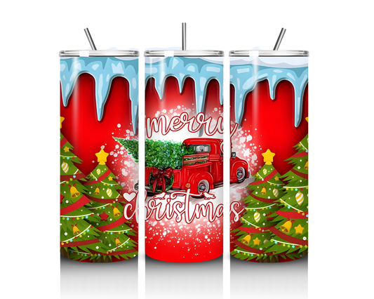 Merry Christmas 20 Ounce Tumbler