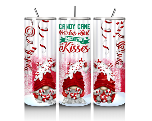 Mistletoe Kisses 20 Ounce Tumbler