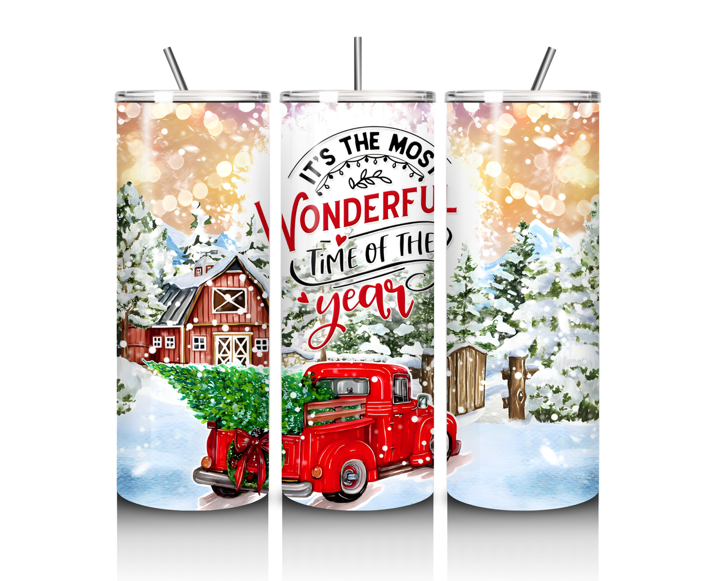 Most Wonderful Time Of The Year 20 Ounce Tumbler