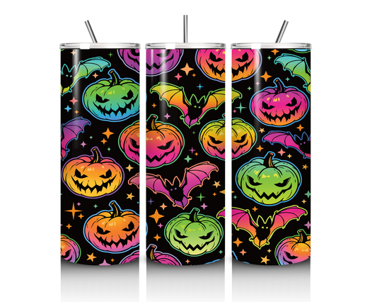 Rainbow Pumpkin 20 Ounce Tumbler