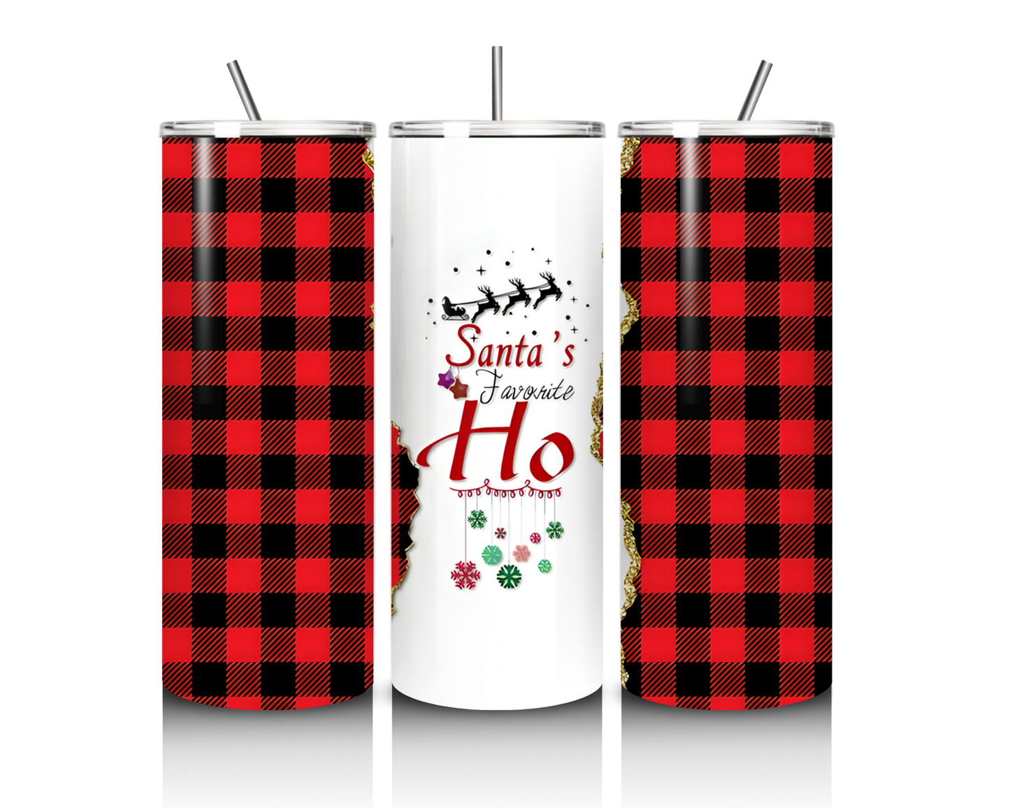 Santa's Favorite Ho 20 Ounce Tumbler