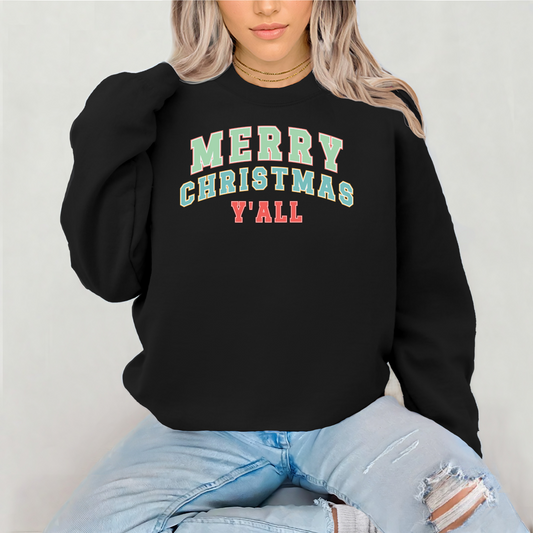 Merry Christmas Yall Sweatshirt