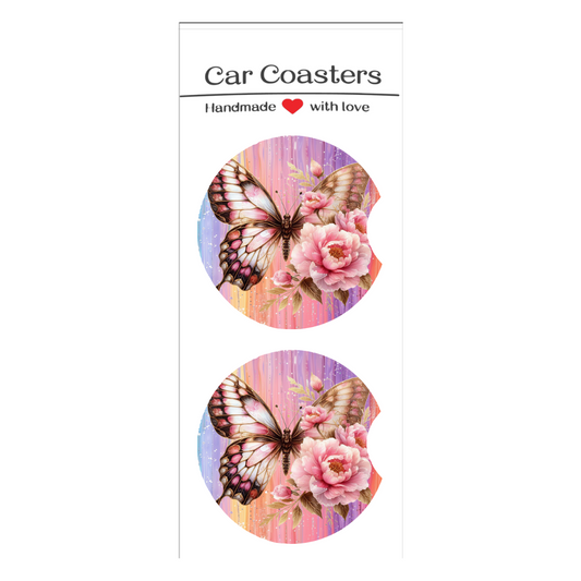 Butterfly Car Coasters