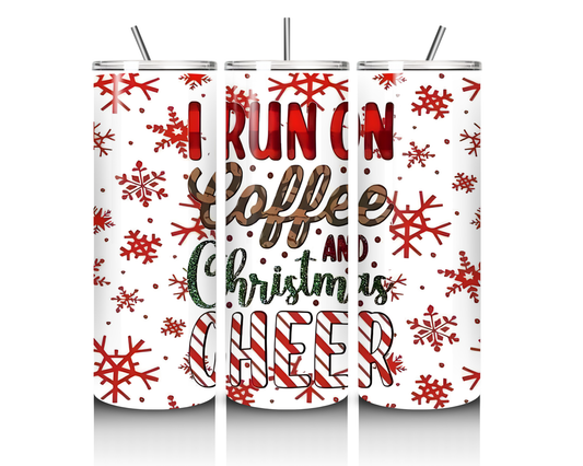 Coffee and Christmas Cheer 20 Ounce Tumbler