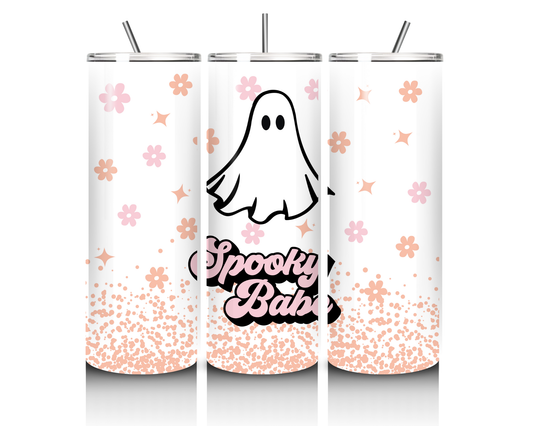 Spooky Babe 20 Ounce Tumbler