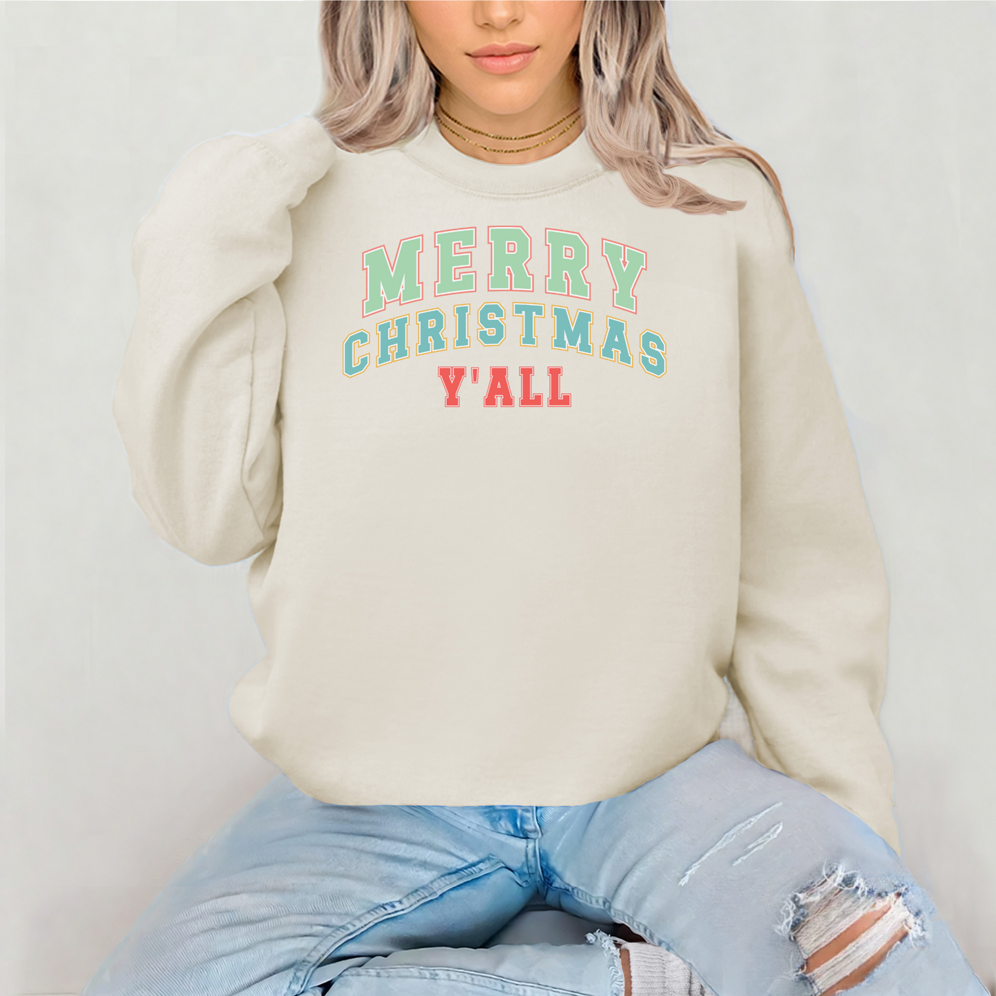 Merry Christmas Yall Sweatshirt